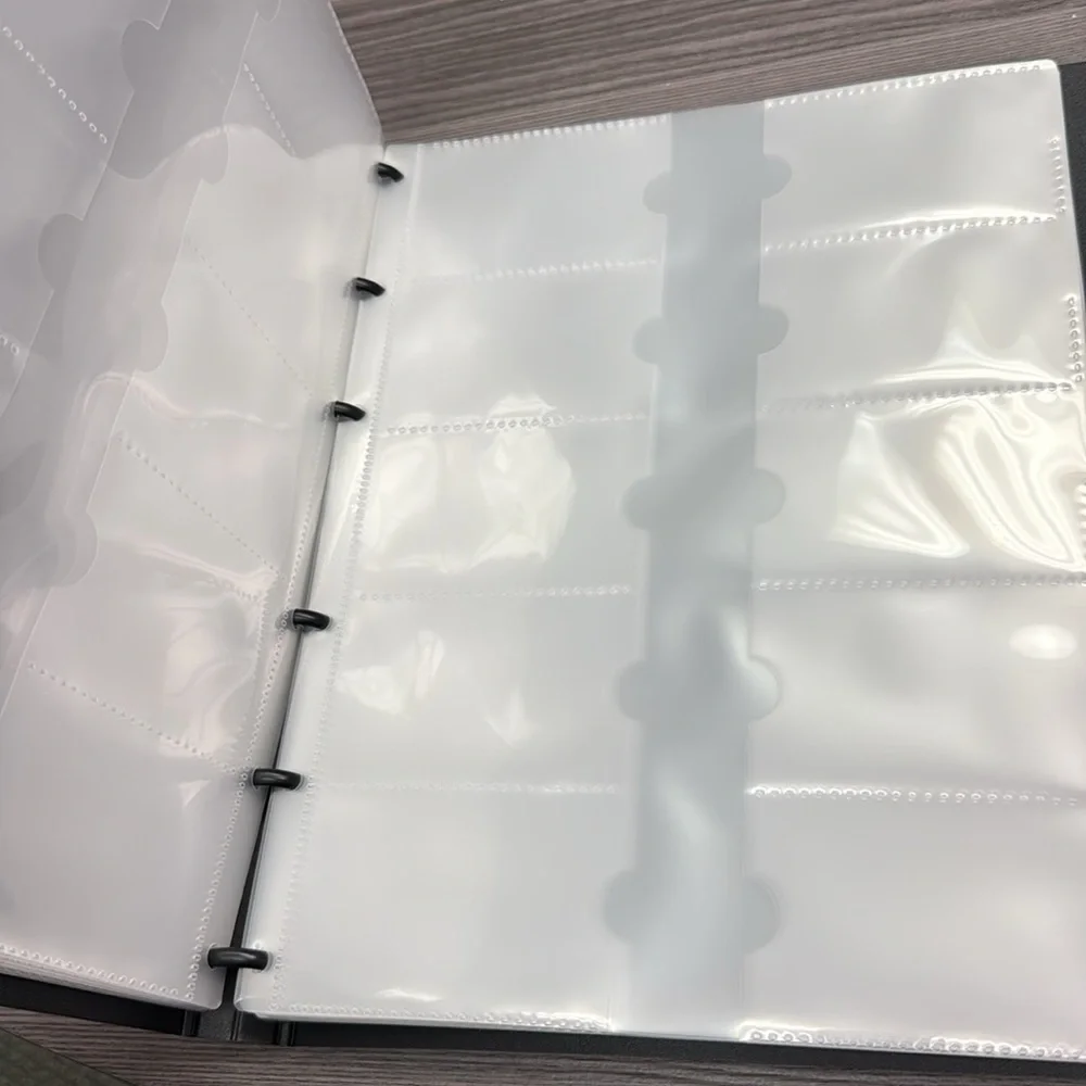 My Life Unit black business card binder business card organizer